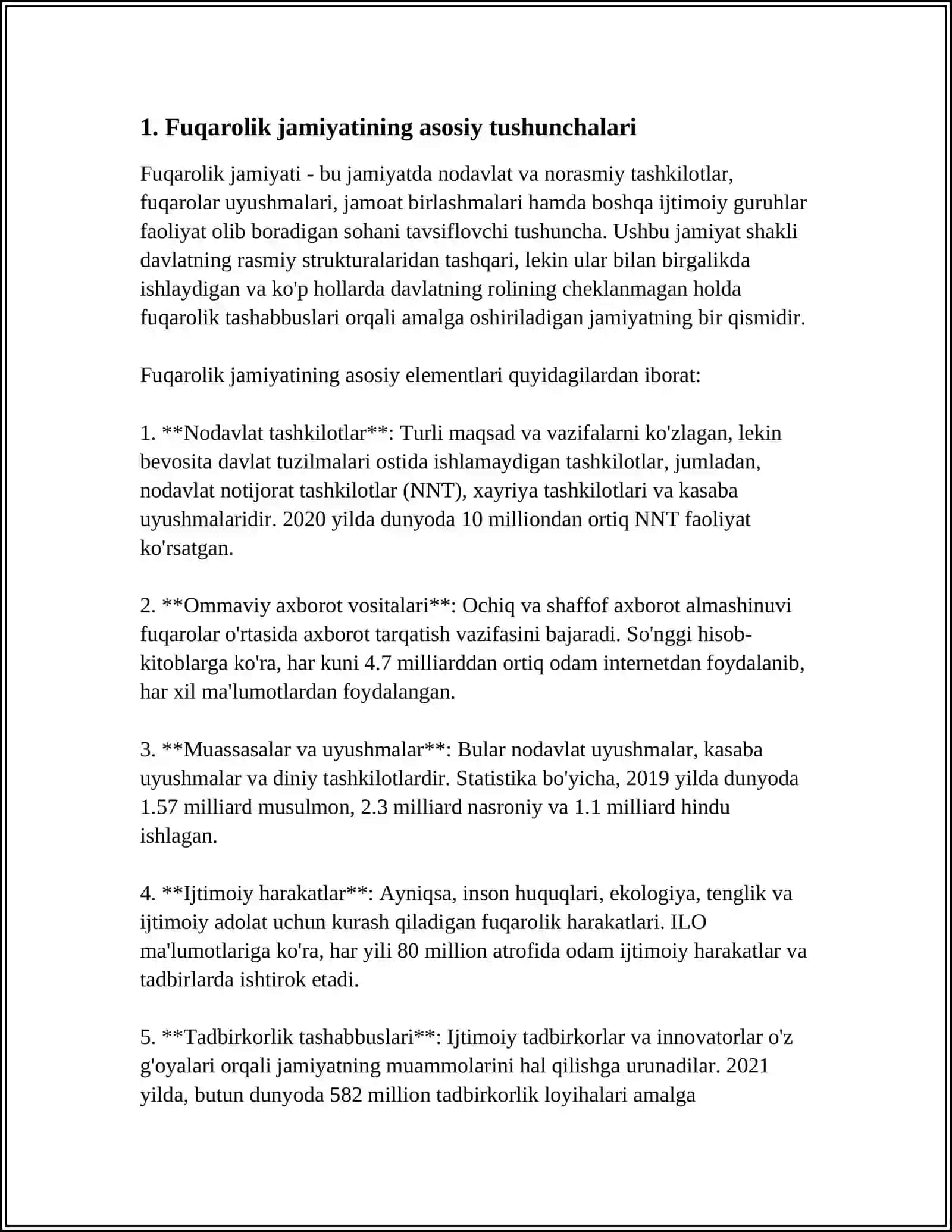 O‘ZBEKISTONDA FUQAROLIK JAMIYATI INSTITUTLARINING SHAKLLANISHI 3
