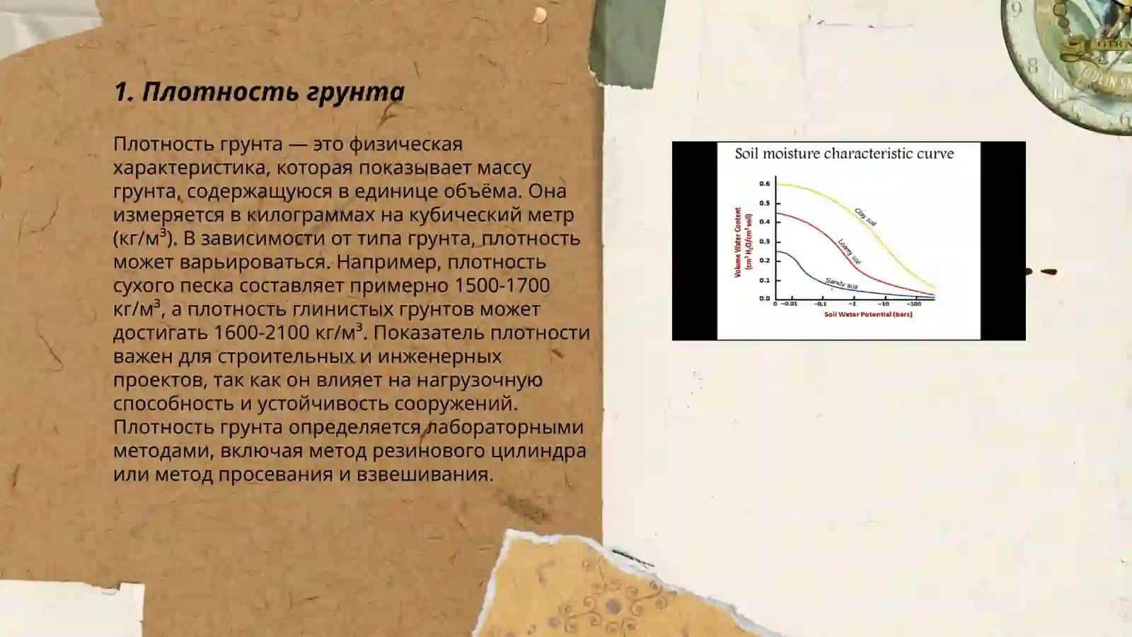Физические характеристики грунтов 3