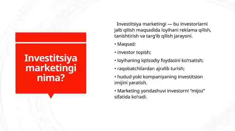 Investitsiya Loyihalari Marketingi 3