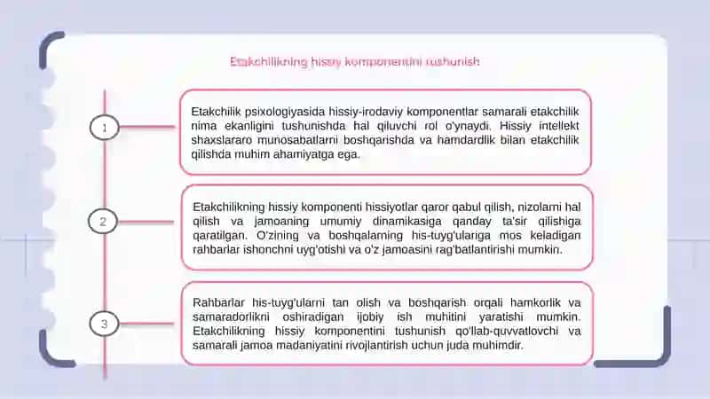 Rahbar psixologiyasining emotsional-irodaviy komponentlar 3