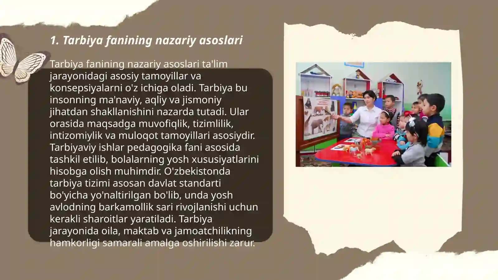 Tarbiya fanining maqsadi by Yusupova Dildora 3