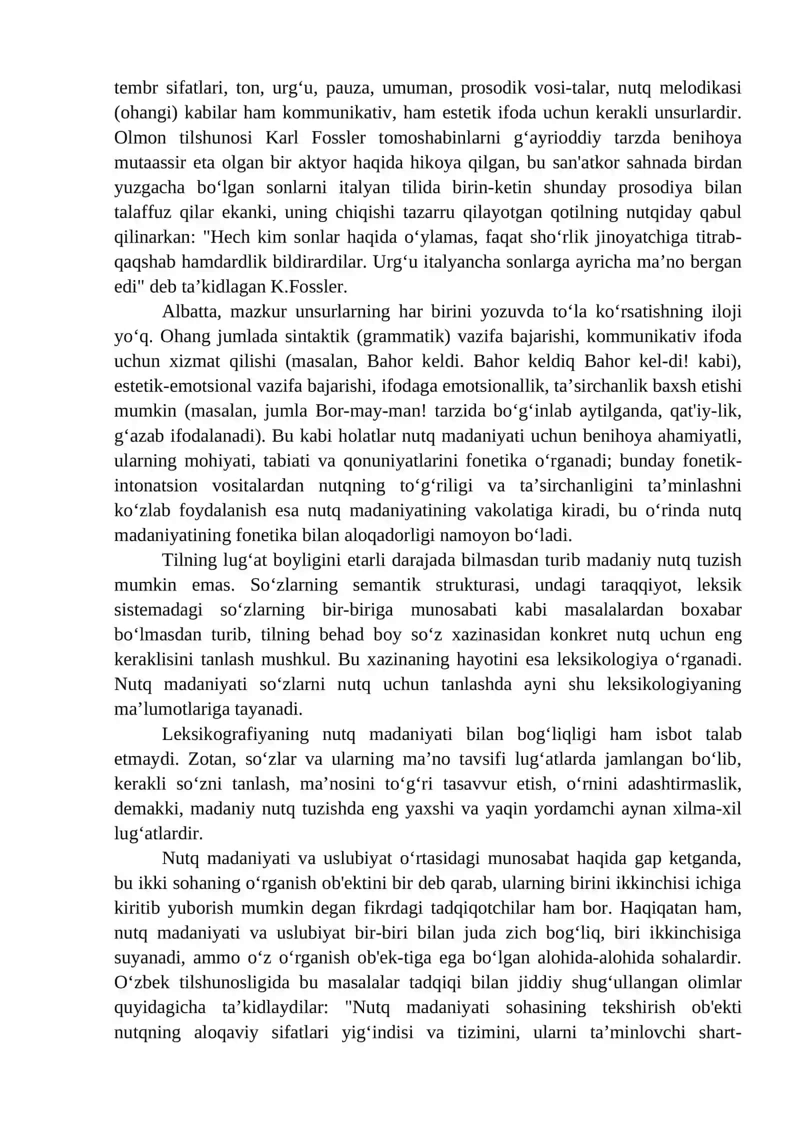 NUTQ MADANIYATI FANINING BOSHQA FANLAR BILAN ALOQASI. ADABIY TIL, SHEVALAR VA NUTQ MADANIYATI. NUTQNING USLUBIY TURLARI 3