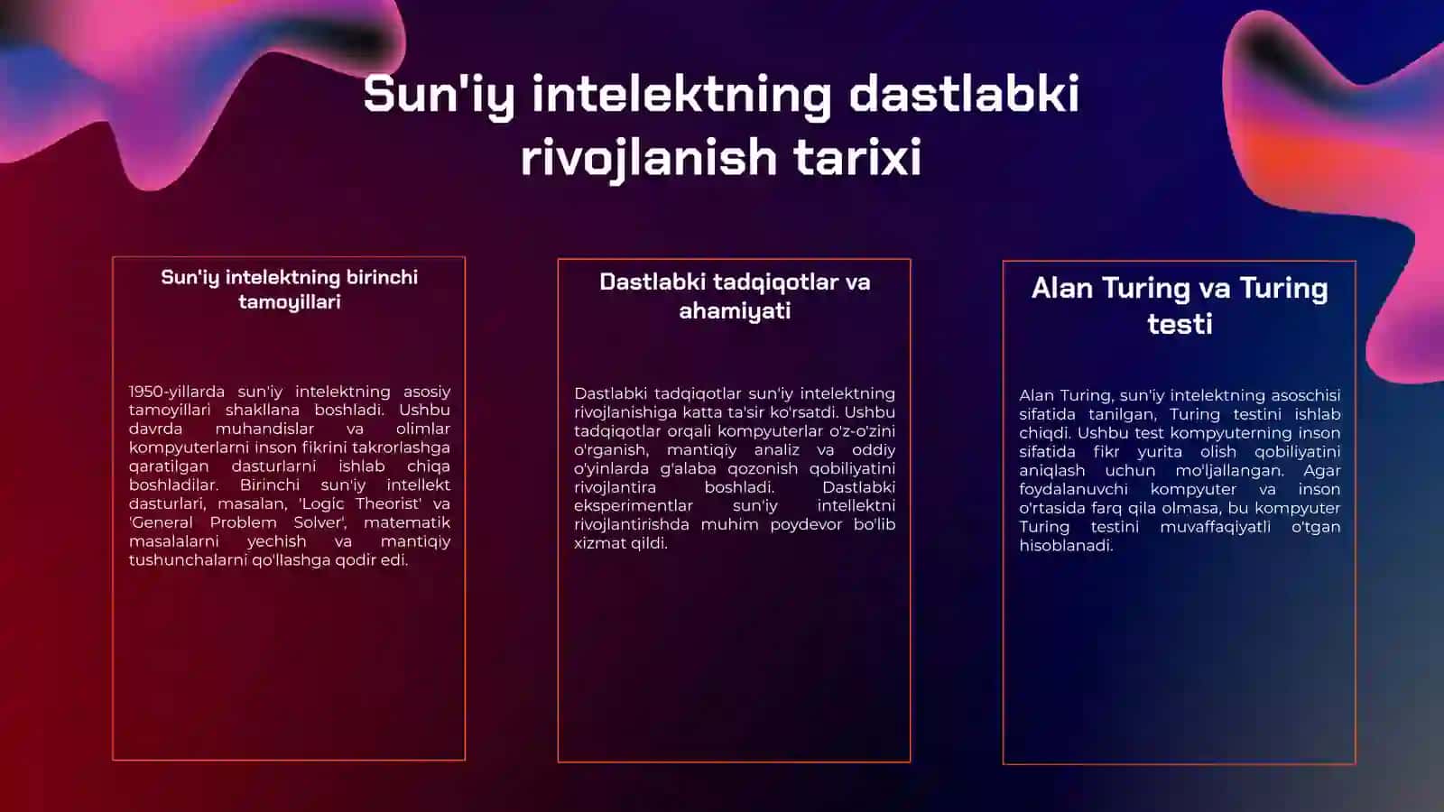 Sun'iy intelekt haqida to‘liq 3