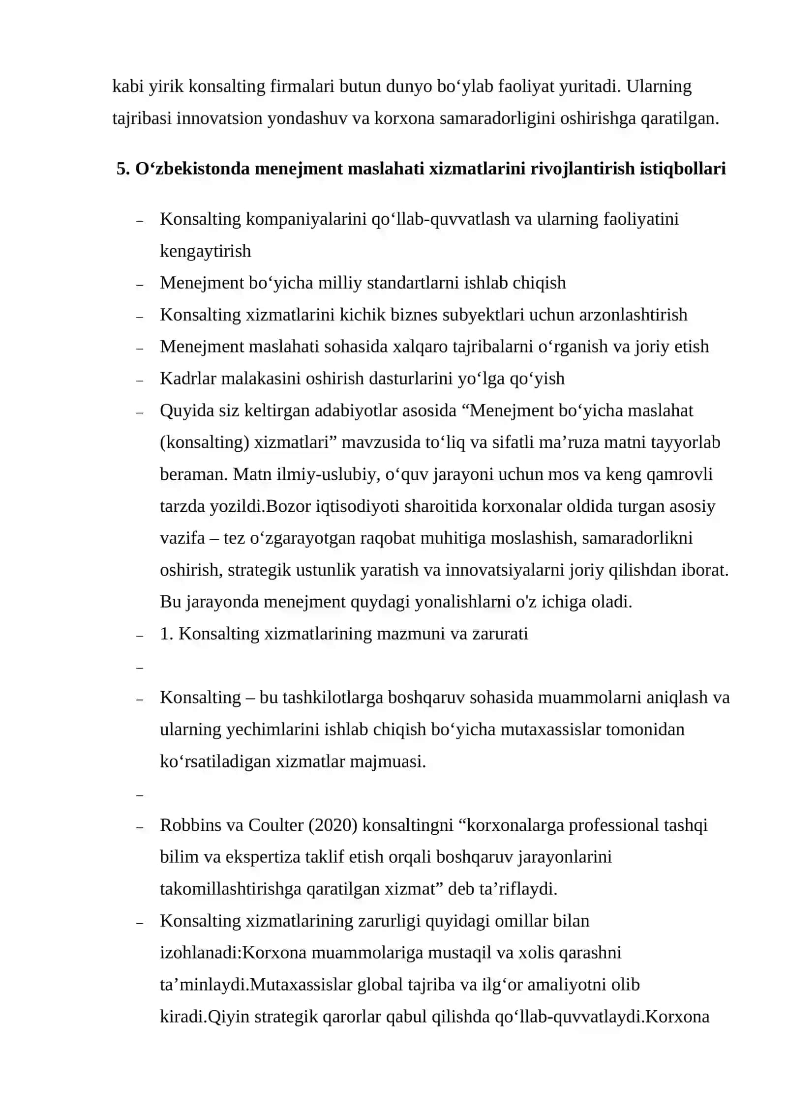 Menejment bo‘yicha maslahat xizmatlari 3