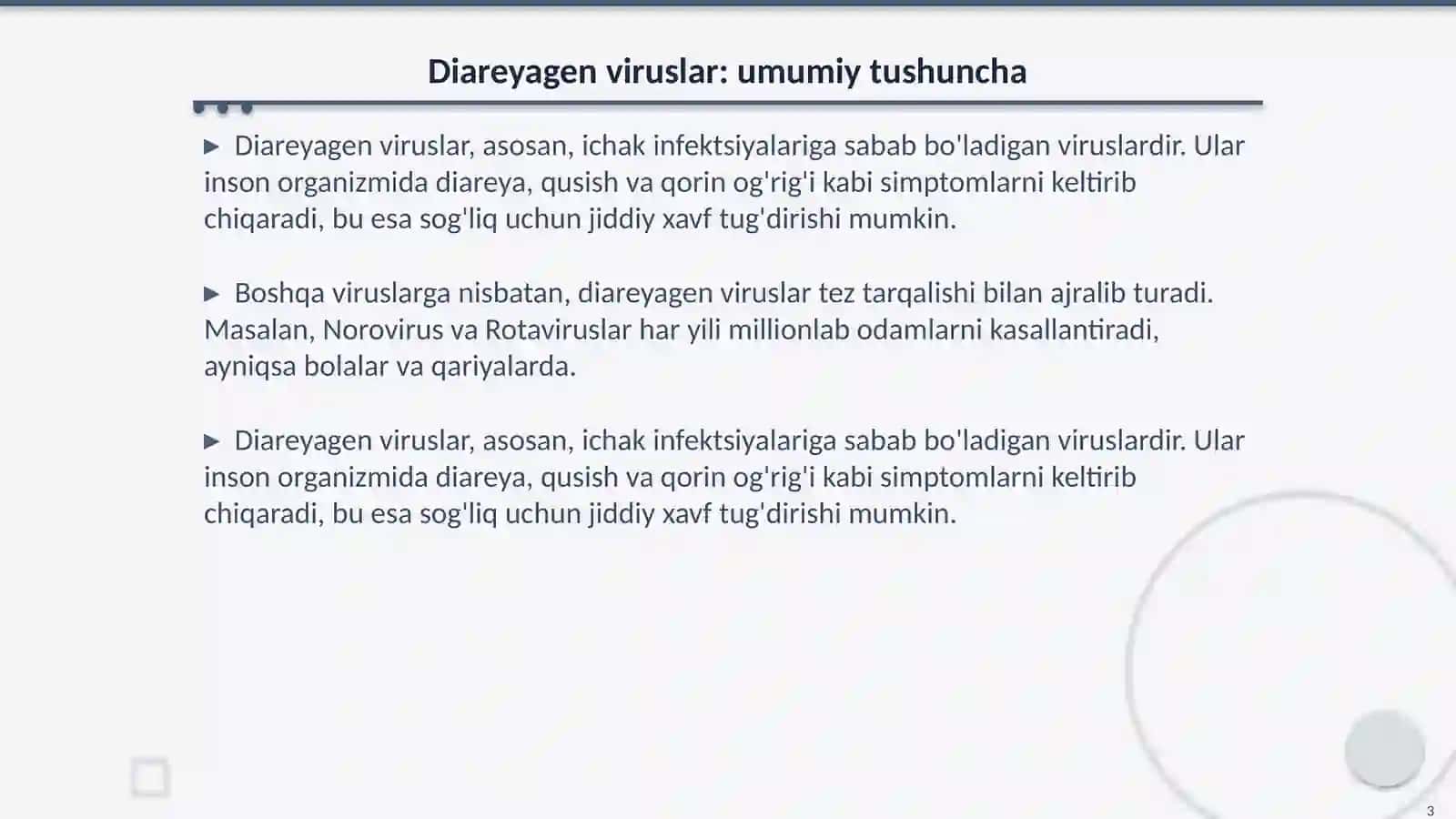 Diareyagen viruslar 3