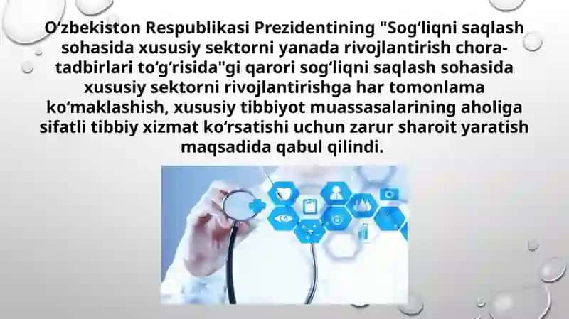 Sog'liqni saqlash tizimi 3