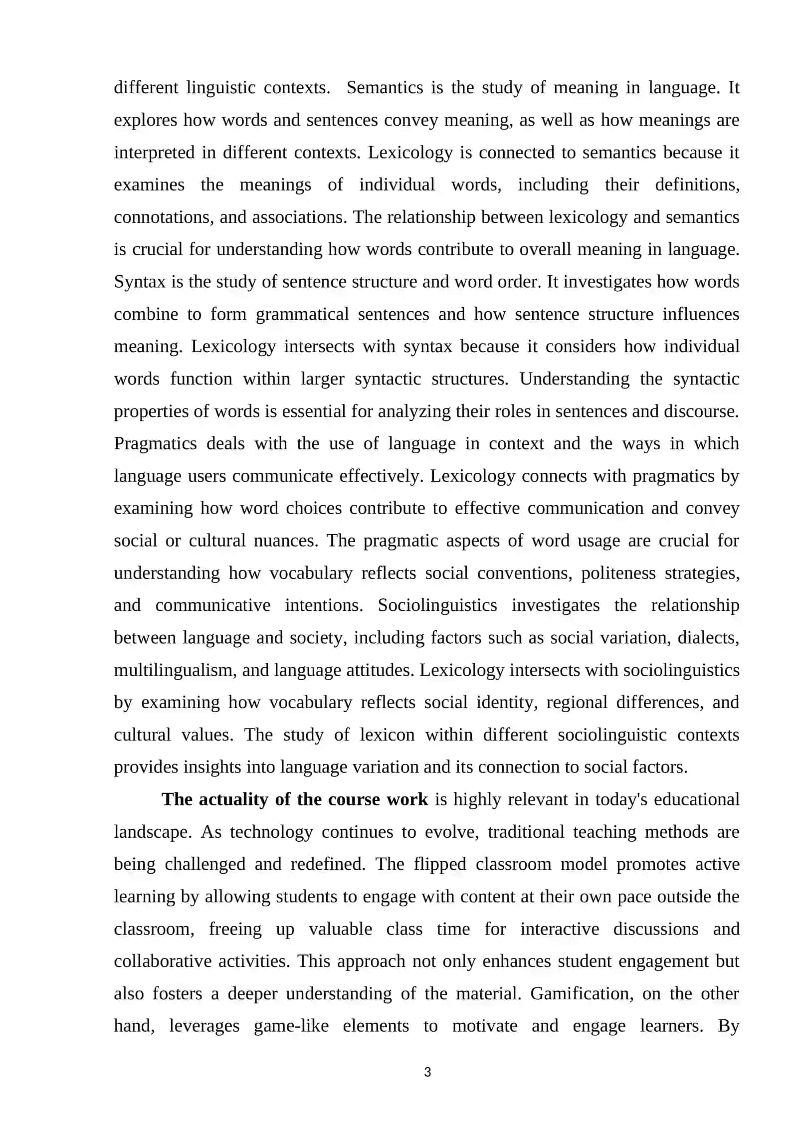 NEW APPROACHES TO TEACHING LANGUAGE, SUCH AS FLIPPED CLASSROOMS AND GAMIFICATION 3