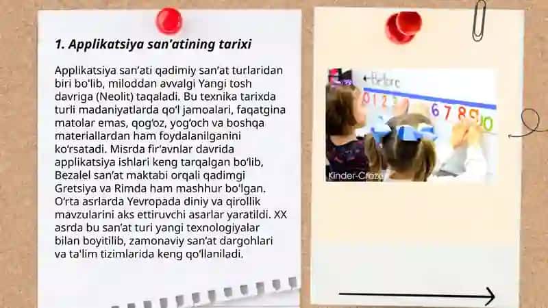 Maktabgacha yoshdagi bolalarni applikatsiya ishiga 3
