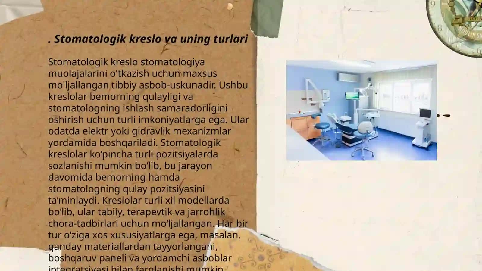 Stomatologik xonaning jihozlanishi 3