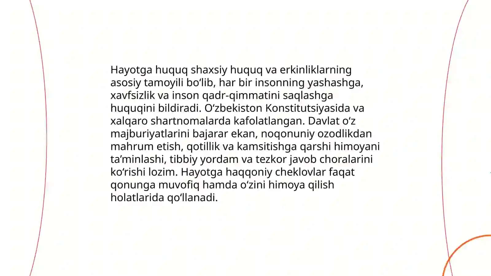 Shaxsiy huquq va erkinliklar 3