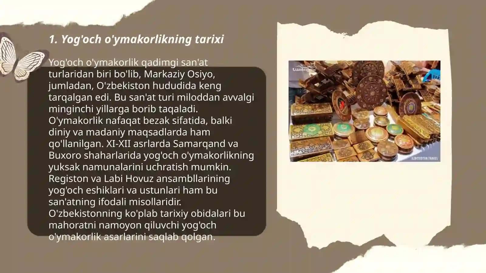 Yog'och o'ymakorlik 3