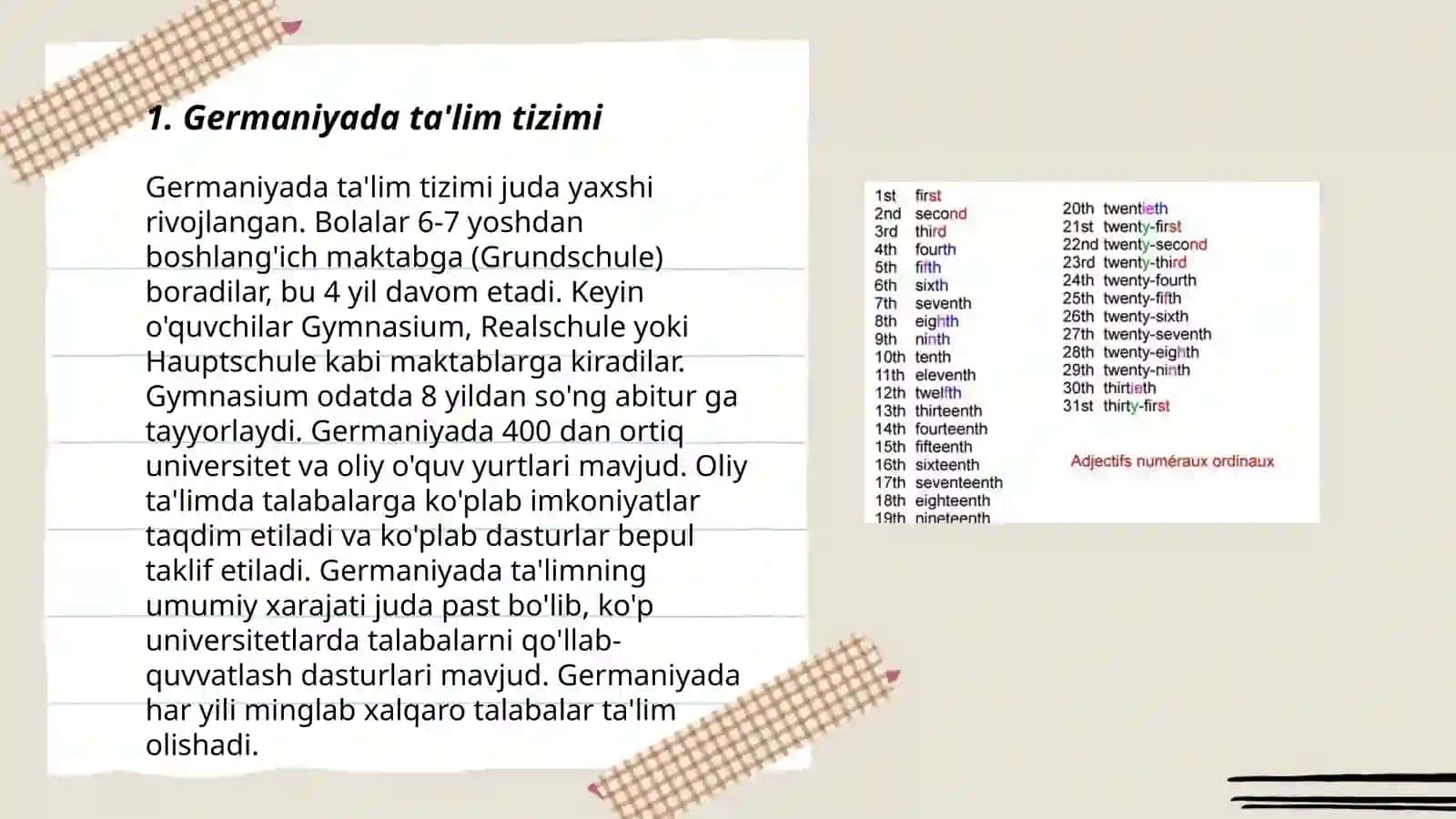 Fransiya va Germaniya ta'lim tizimi 3