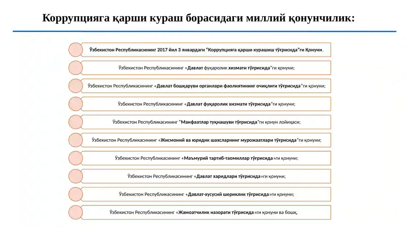 Давлат органларида коррупцияга қарши курашиш комплаенс назорат тизимини жорий этиш хусусиятлари 3