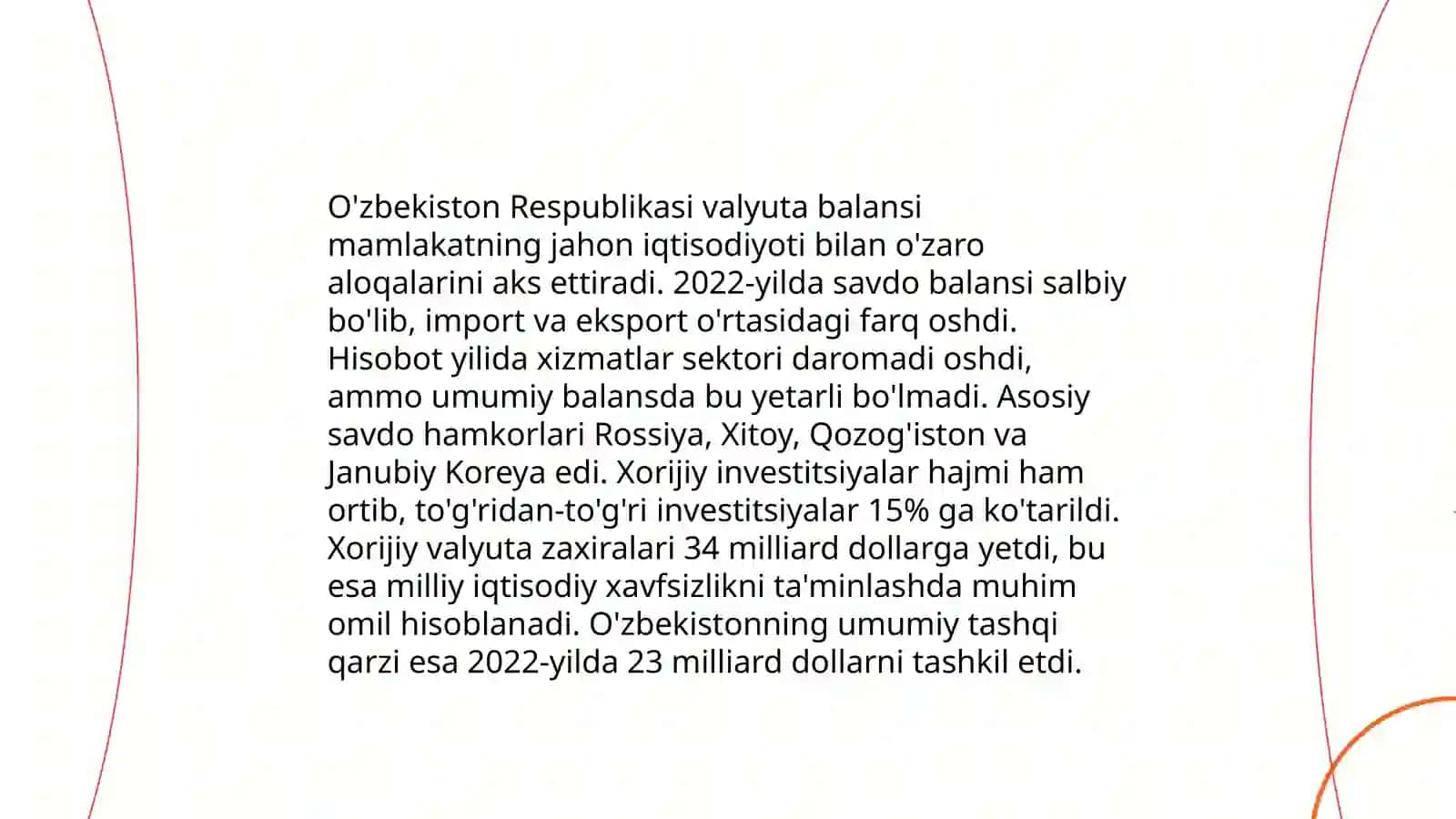 O’zbekiston Respublikasi to lov balansi va uni belgilovchi omillar 3
