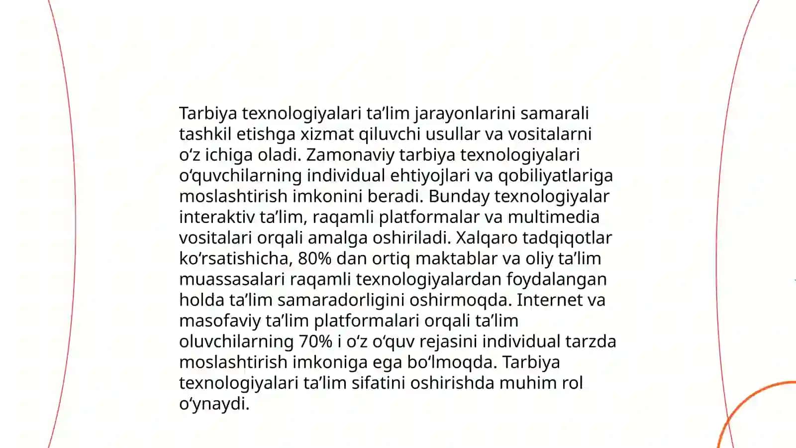Tarbiya texnologiyalarining mohiyati va mazmuni 3