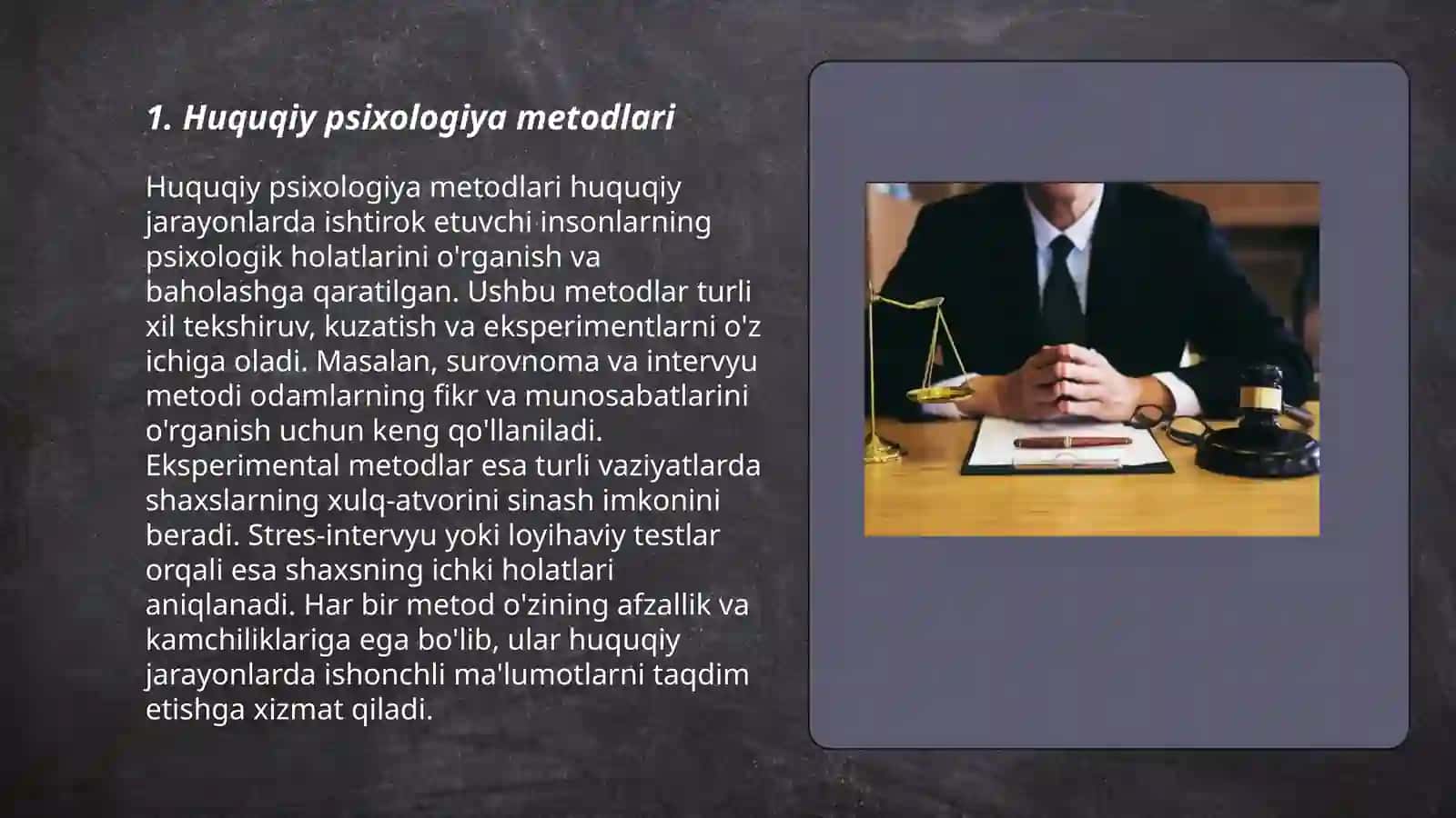 Yuriduk psixologiya metodologiyasi 3