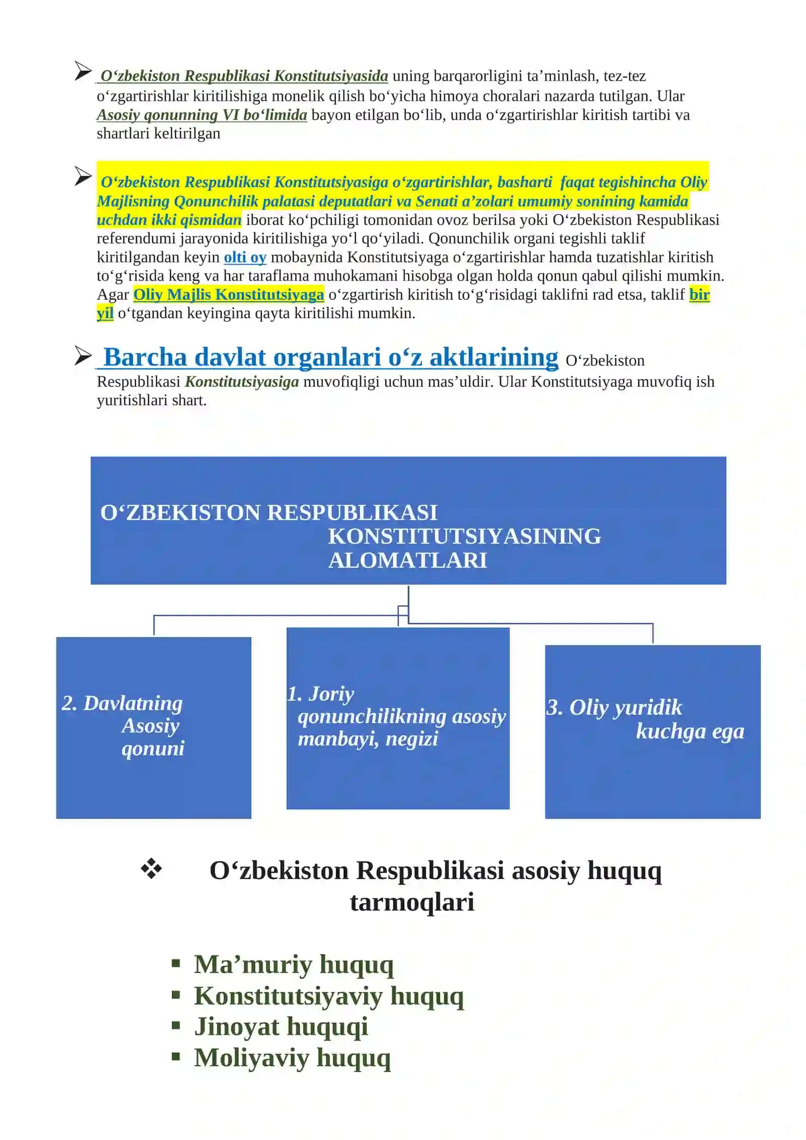 9-sinf Huquq darsligidan Konsititutsiyaviy asoslari qo'llanmasi 3