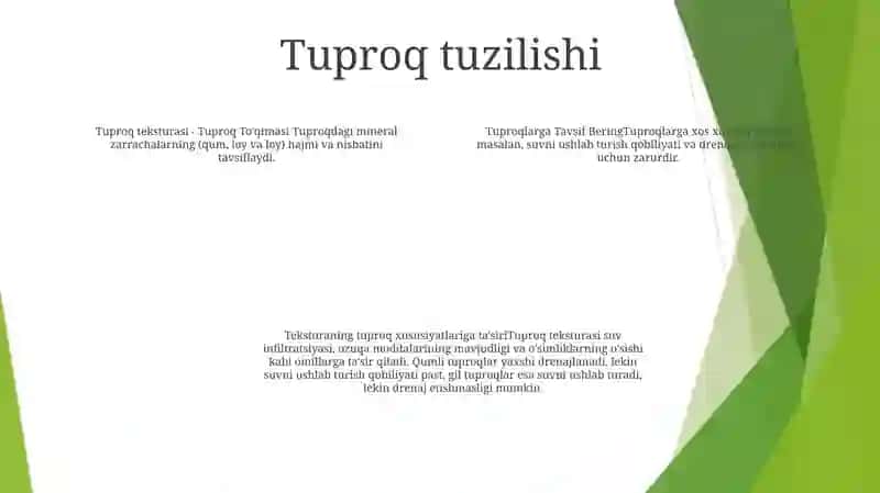Tuproqlarga Tavsif Bering 3