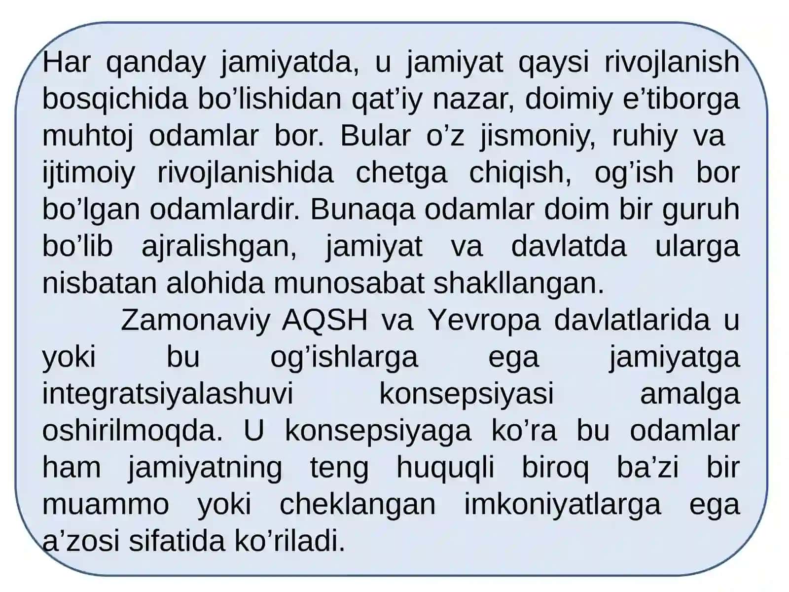 Ijtimoiy pedagogika va pedagogik sotsiologiyada “me’yor” va “me’yordan og‘ish” tushunchasi. Me’yordan og‘ishish tiplari 3