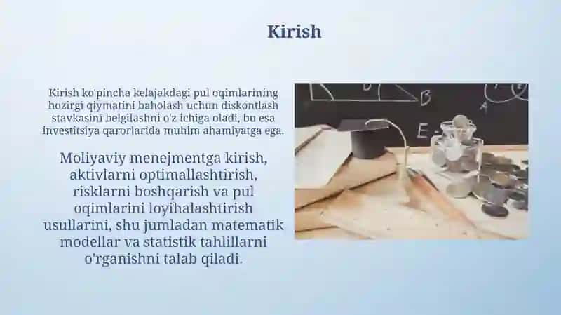 Moliyaviy menejmentning matematik asoslari 3