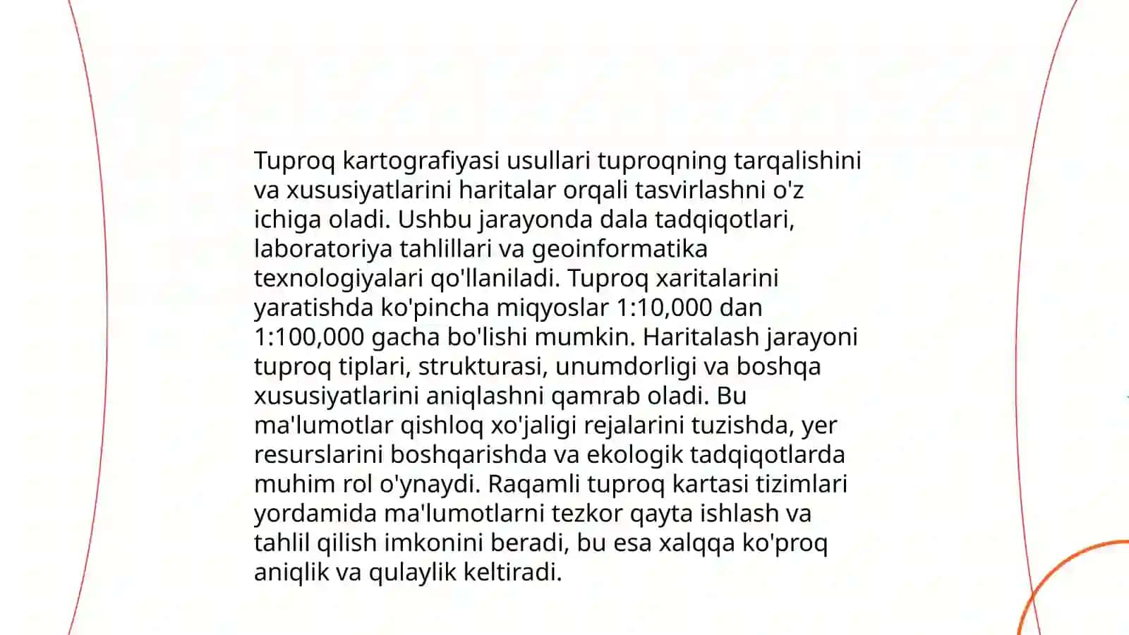 Tuproqlqr geografiyasida tadqiqot metodlarini tahlil qilish 3