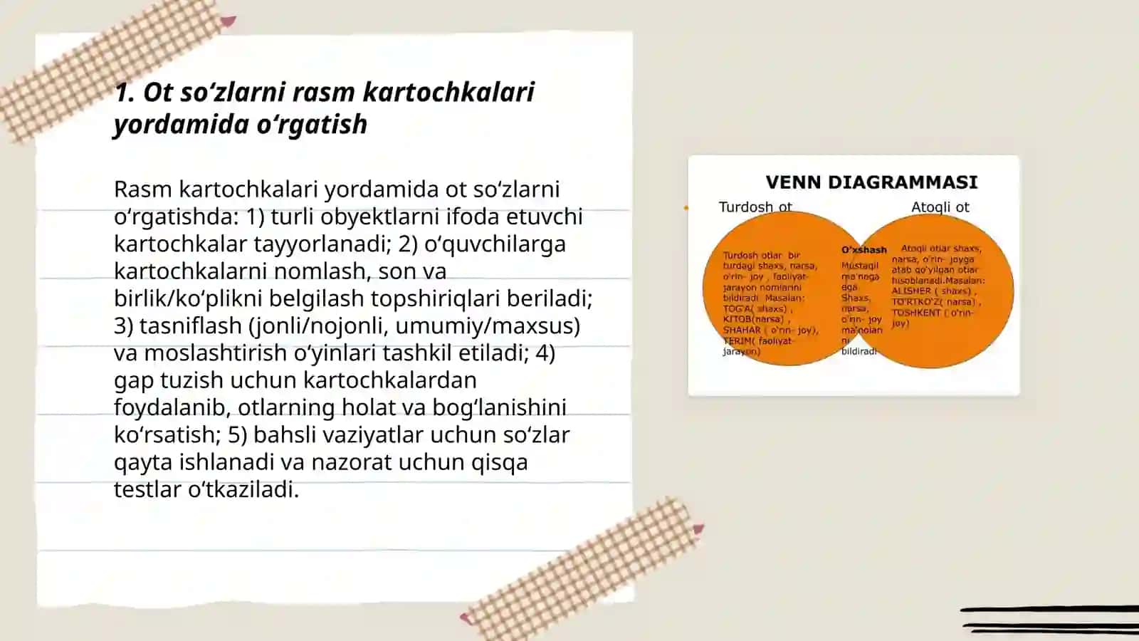 OT SOʻZ TURKUMINI OʻRGANISHDA QOʻLLANADIGAN KOʻRGAZMALAR 3