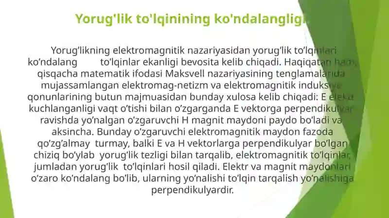 Bir o’qli va ikki o’qli kristallardagi optik hodisalar 3