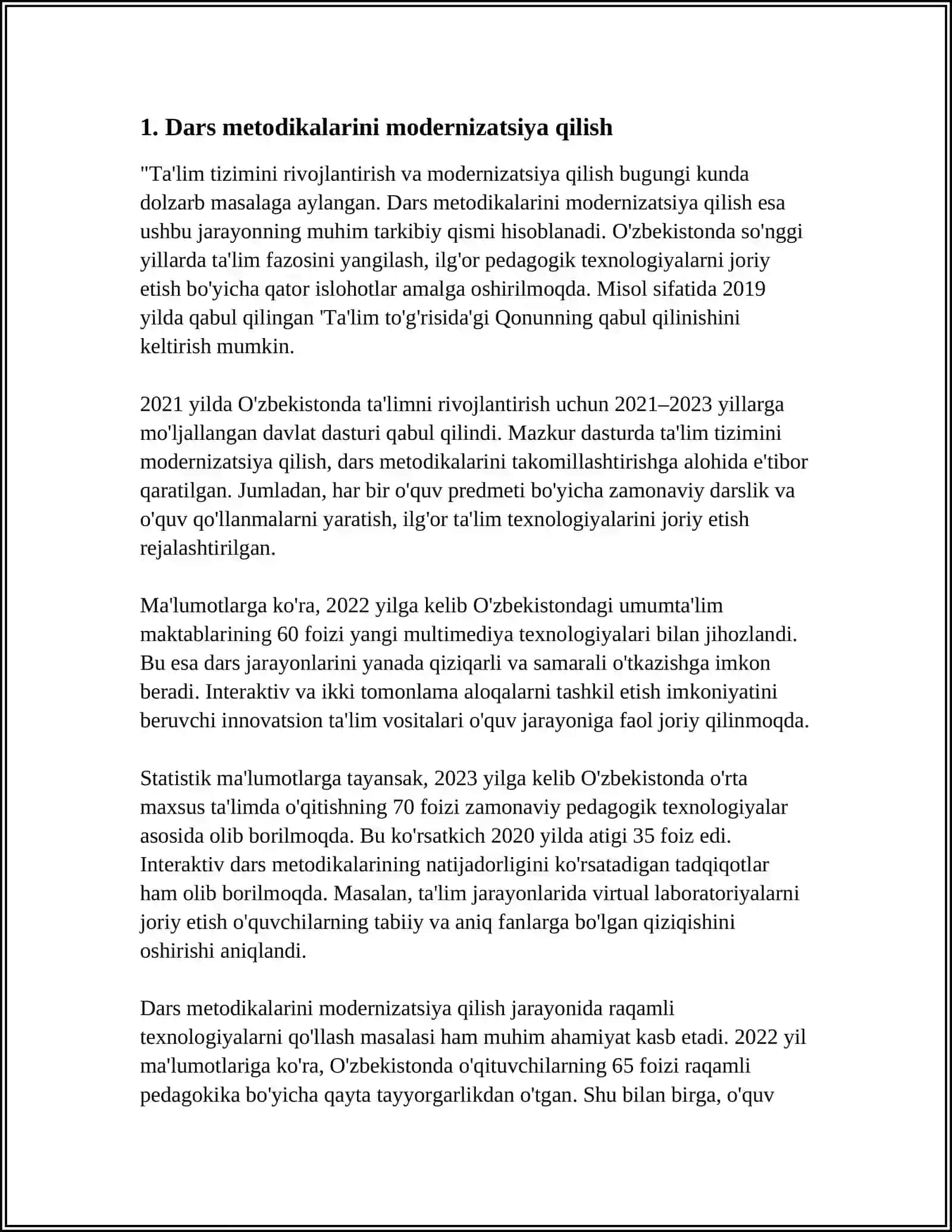 MAKTABGACHA TAʼLIM TASHKILOTLARIDA ZAMONAVIY YONDASHUV 3