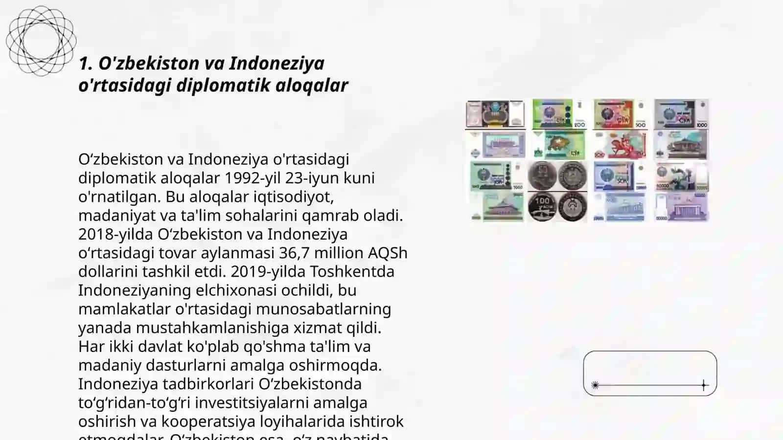 O'zbekiston va Indoneziya diplomatik munosobatlar 3