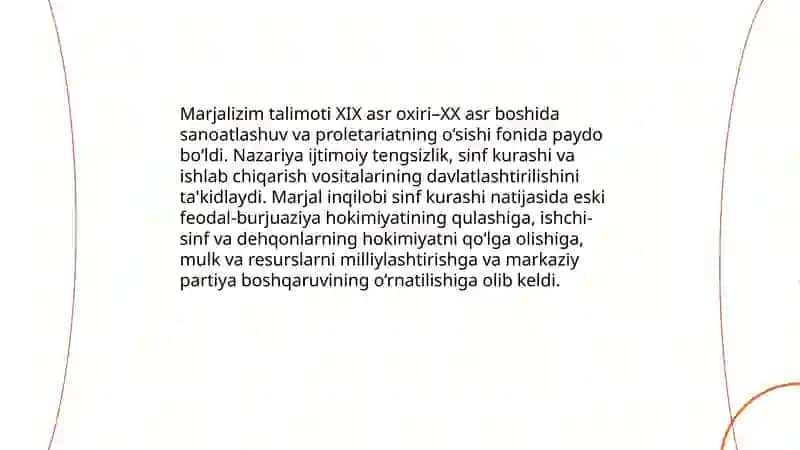 Marjalizim Talimoti 3