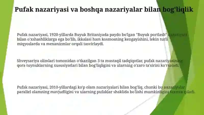Pufak nazariyasi 3