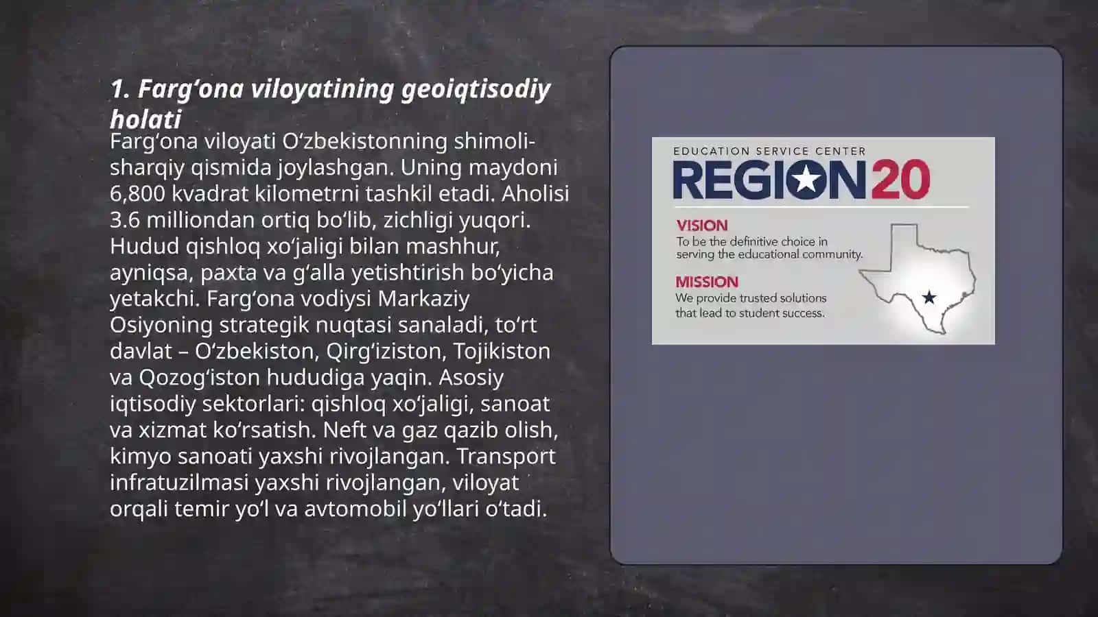 Fargʻona viloyati mintaqaviy iqtisodiyoti 3