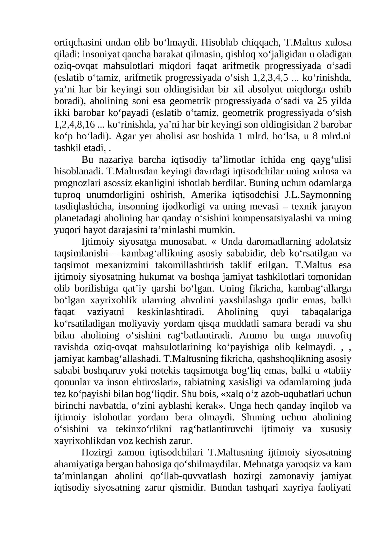BOB. KLASSIK IQTISODIY MAKTABNING YAKUNLANISHI 3