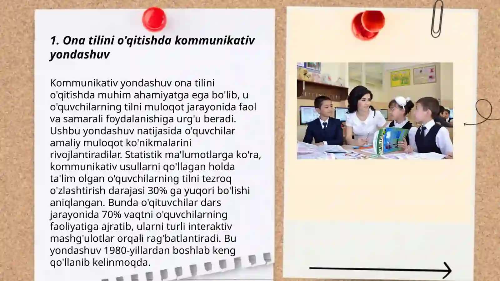 Ona tilini o'qitishda kommunikativ yondashuv 3