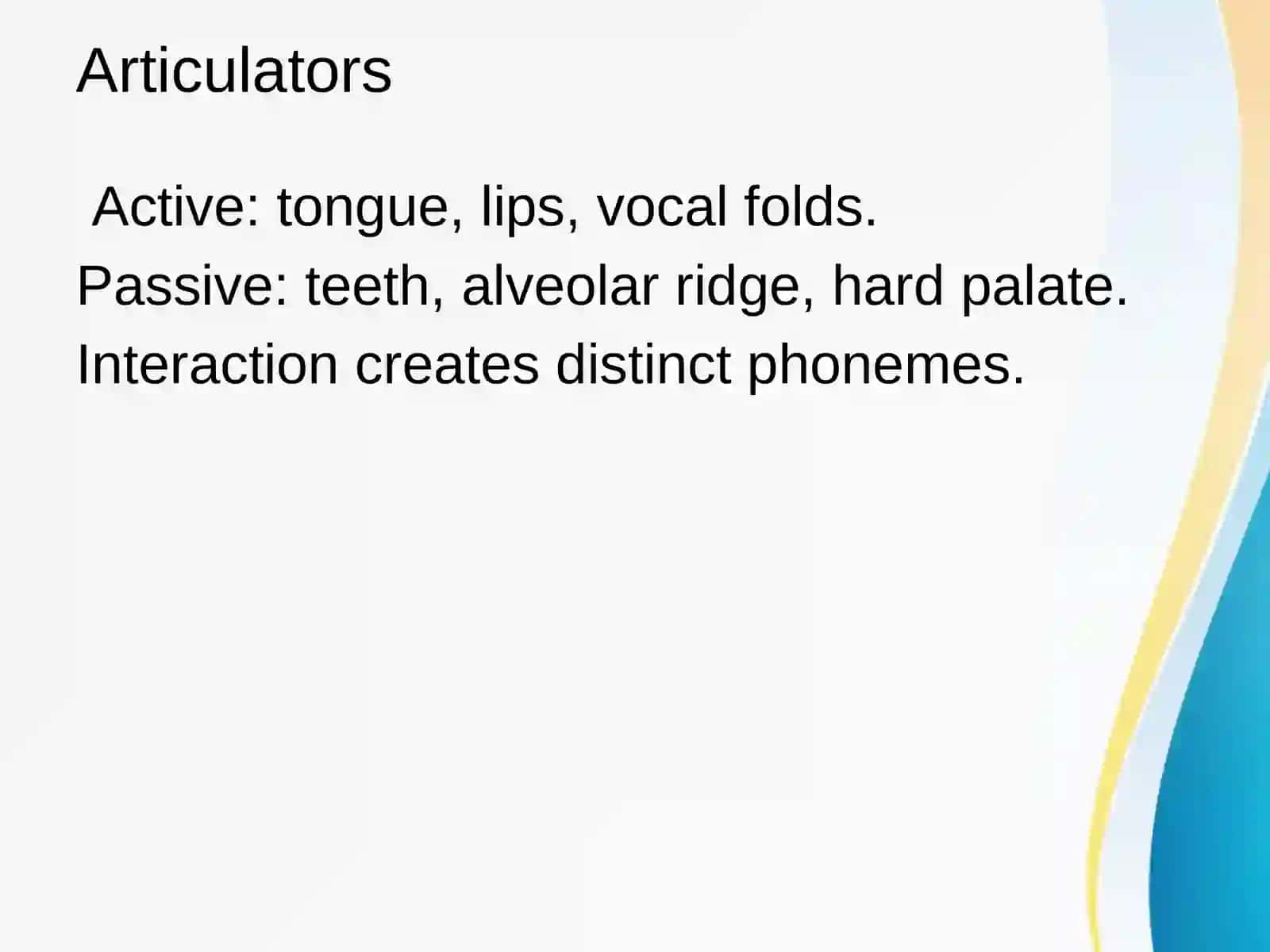 Articulatory Phonetics 3