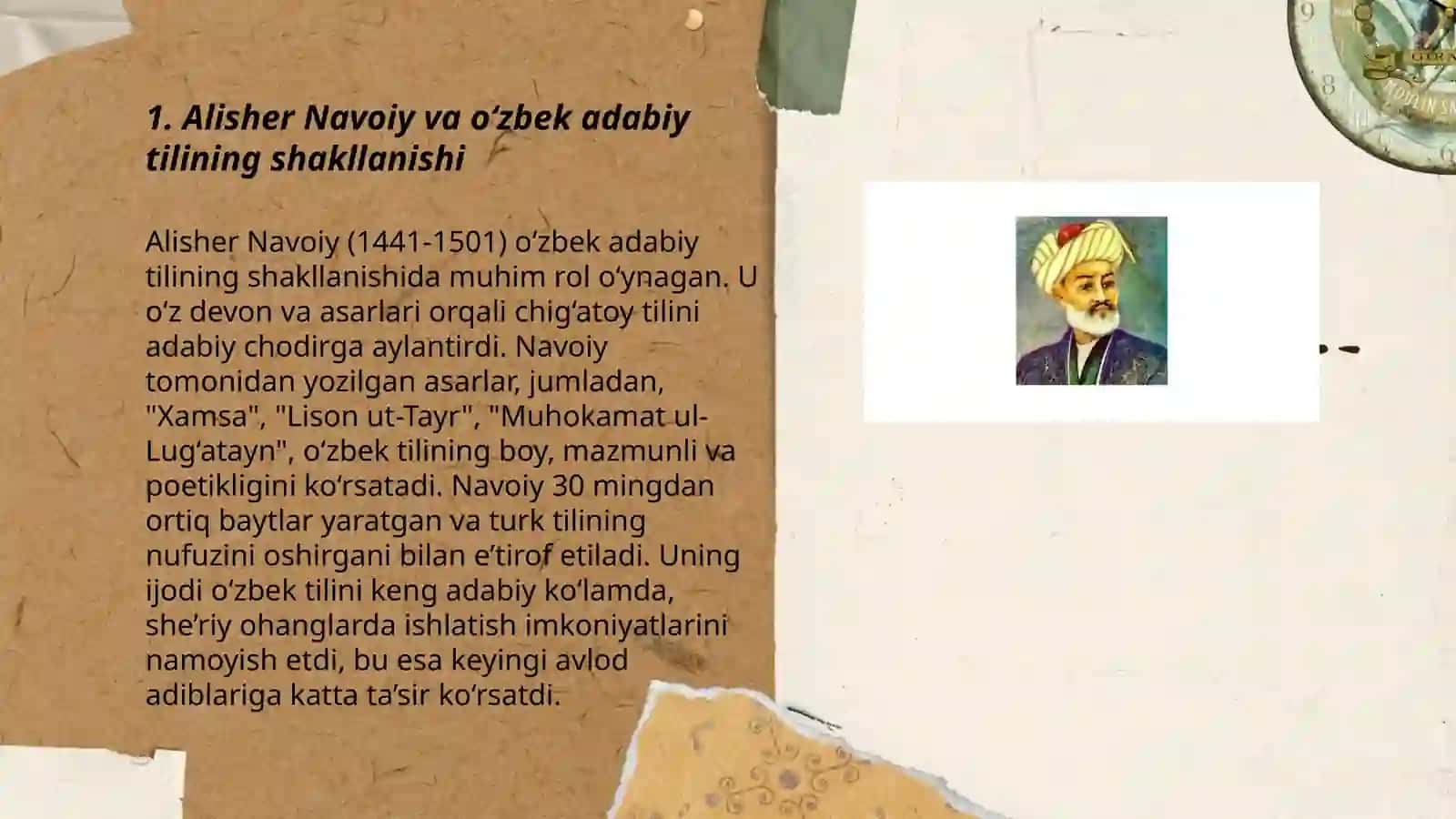 Alisher Navoiyning o‘zbek adabiy tili rivojlanishidagi o‘rni 3