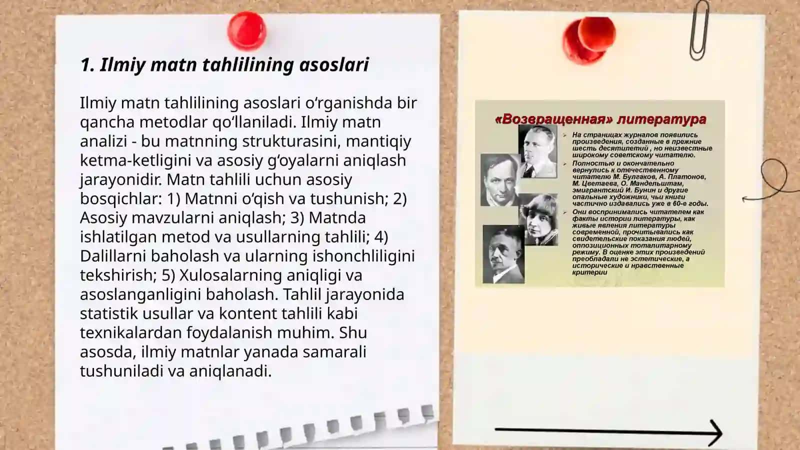 Ilmiy matnlarni tahlil qilish va sharhlash 3