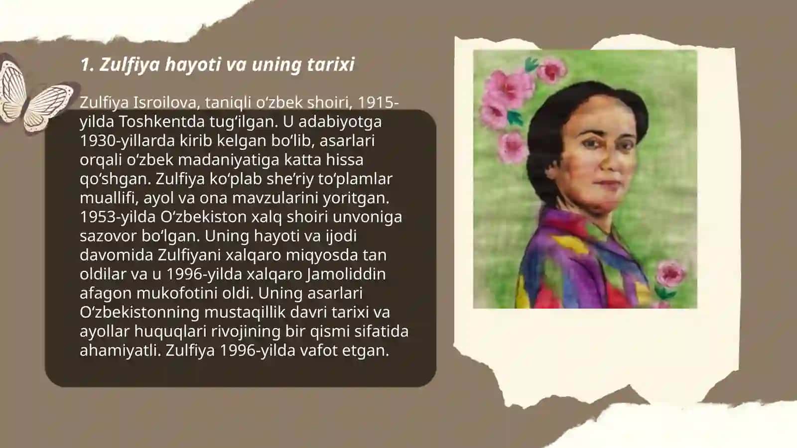 Zulfiya hayoti va ijodi 3
