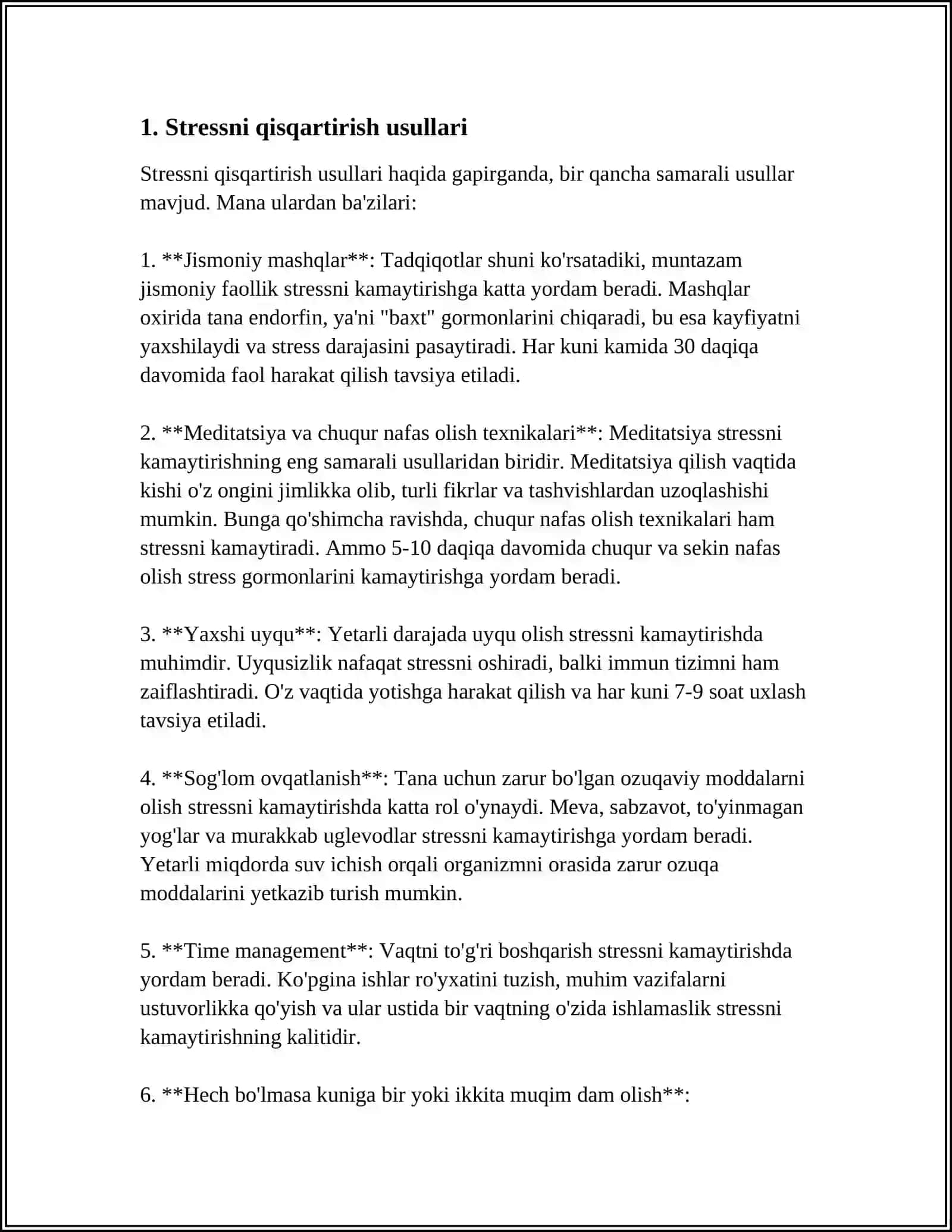 RUXIY XOLATLAR. STRESS, FRUSTRASIYA FOBIYA 3