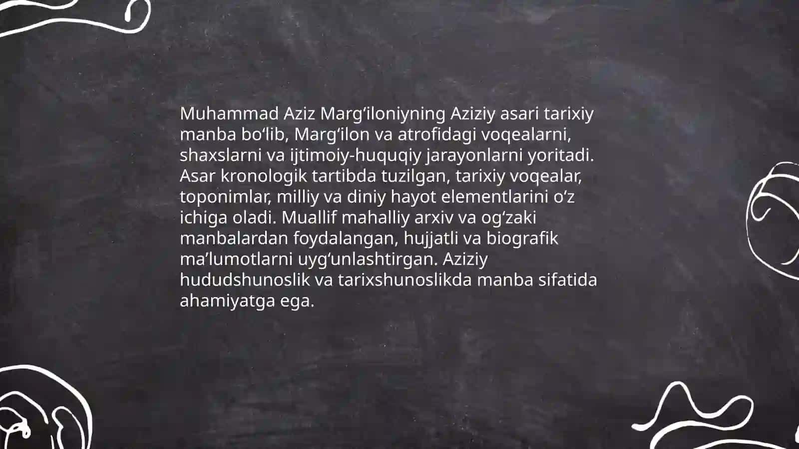 Muhammad aziz Margʻiloniy tarixiy aziziy asari 3