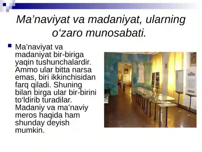 Ma’naviy meros - ma’naviyat rivojlanishining asosi 3