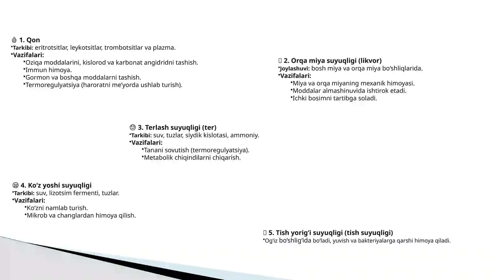 Organizmning biologiksuyuqliklari 3