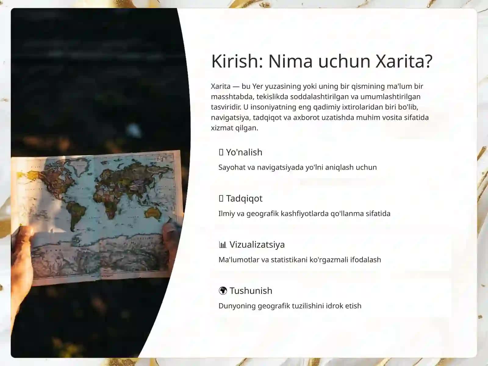 Yerning Kartalarda Tasvirlash Usullari 3