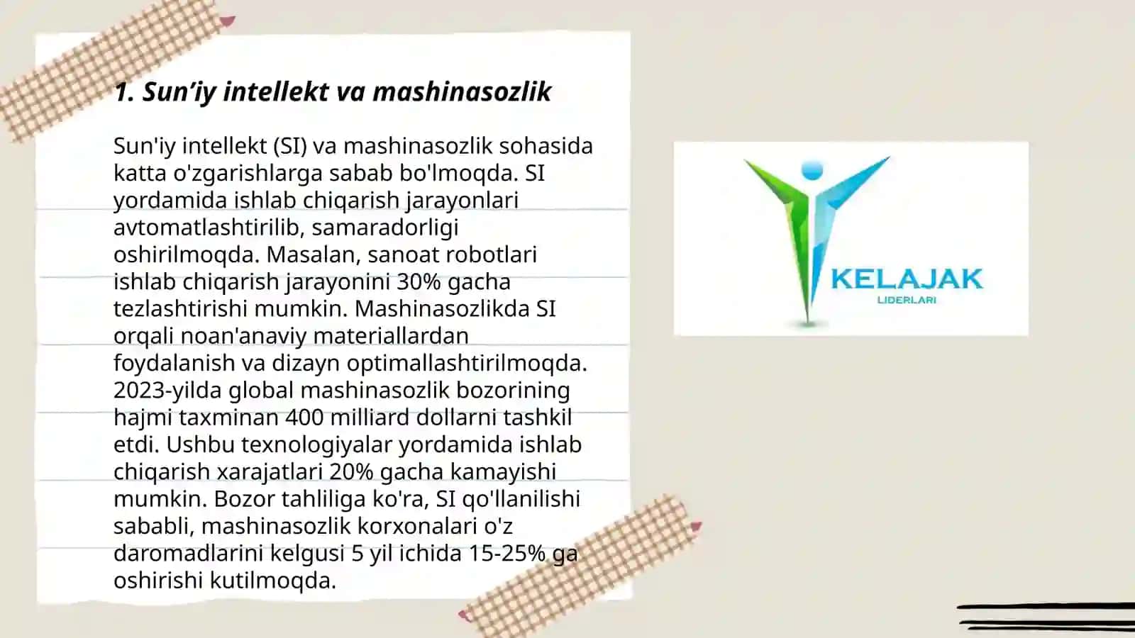 Kelajak kasblari 3