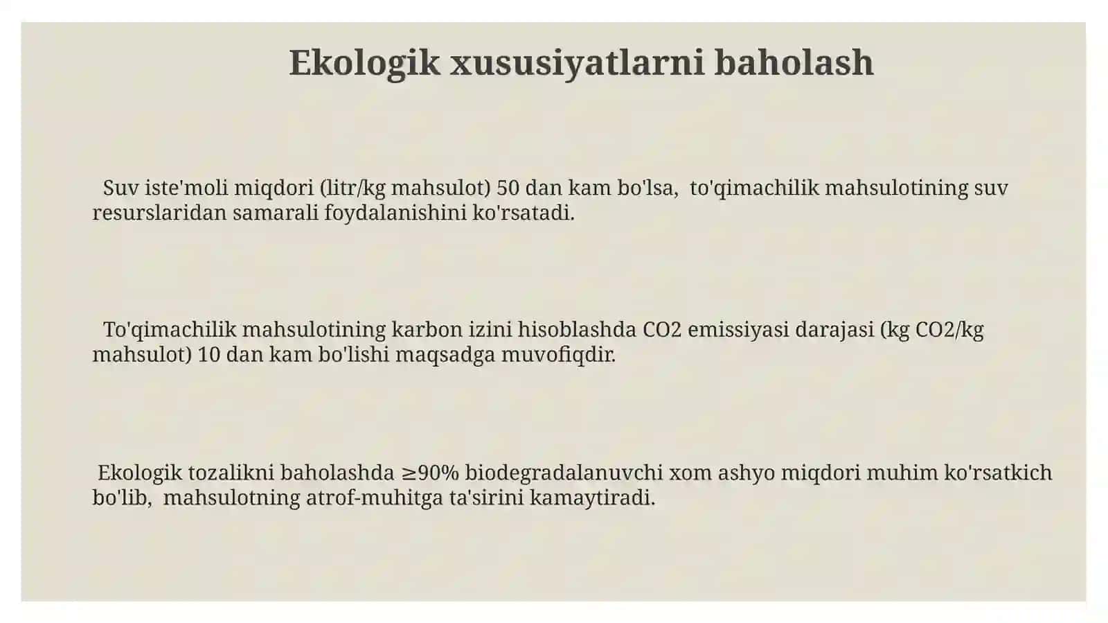 Standard bo'yicha trikotaj va noto'qima matolarni sifatini baholash 3