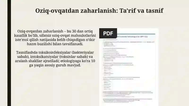 Oziq-ovqatdan zaharlanishlar, toksikoinfeksiya qo’zg’atuvchilari 3