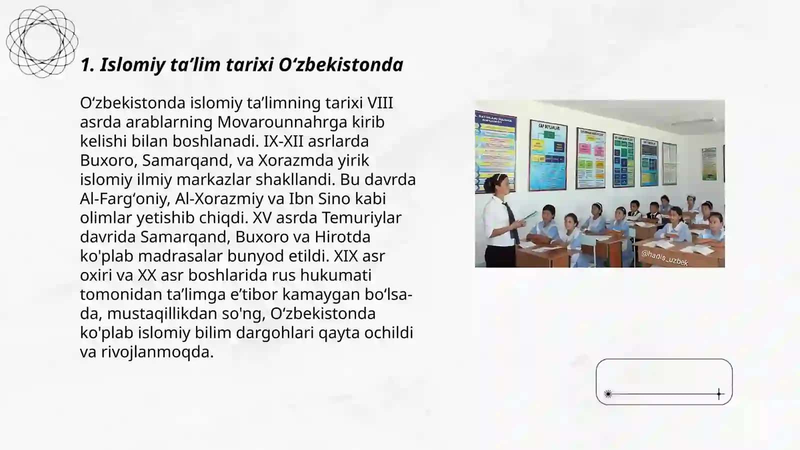 Oʻzbekistonda diniy talim 3