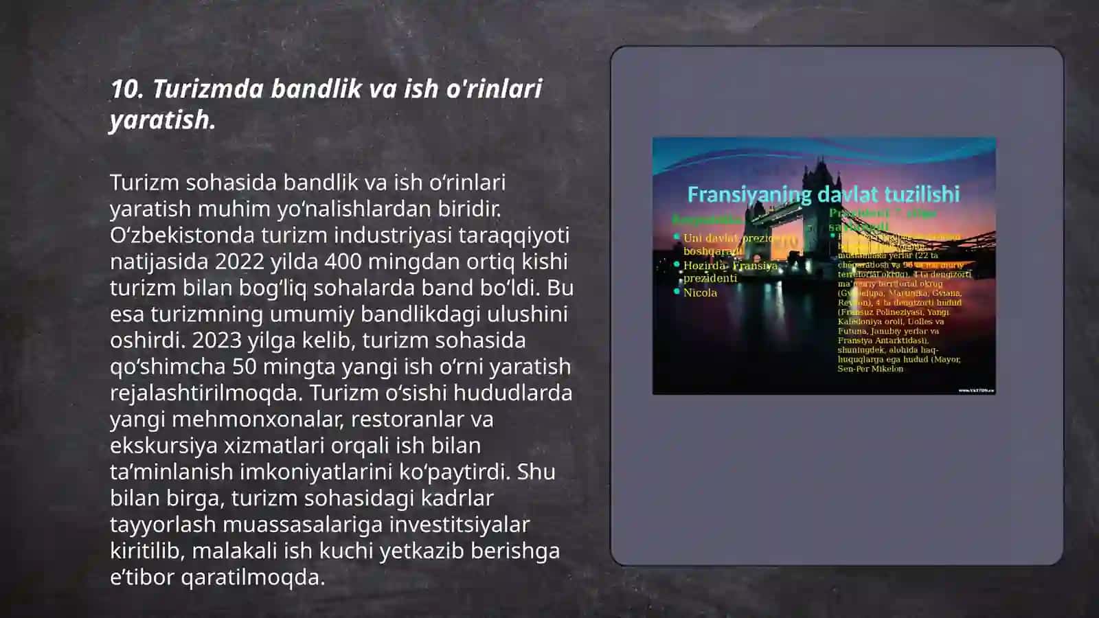 Milliy iqtisodiy tizimda turizm iqtisodiyoti sektori 3