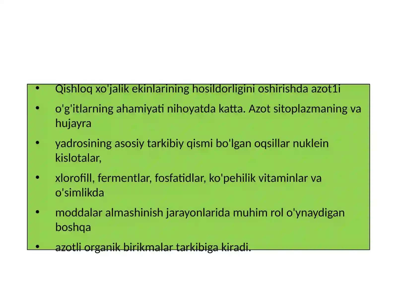 Tuproqshunoslik va Agrakimyo fanidan Taqdimot ishi 3