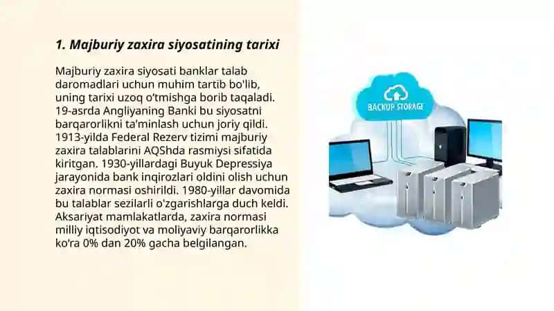 Majburiy zaxira siyosati 3